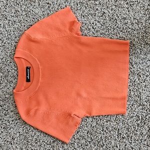 Olivaceous Orange Crop top Medium
